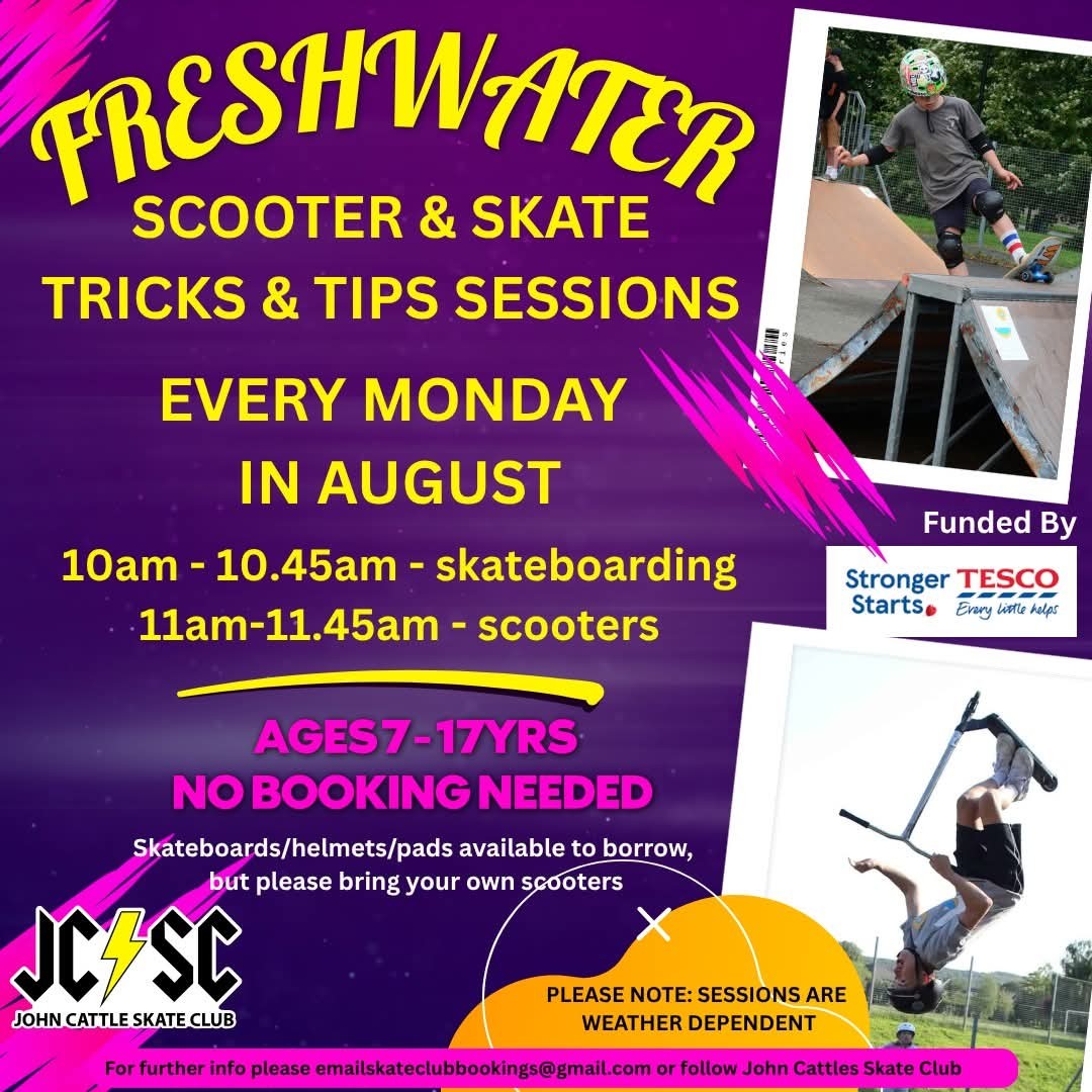 Freshwater Scooter & Skateboard Tricks & Tips Sessions